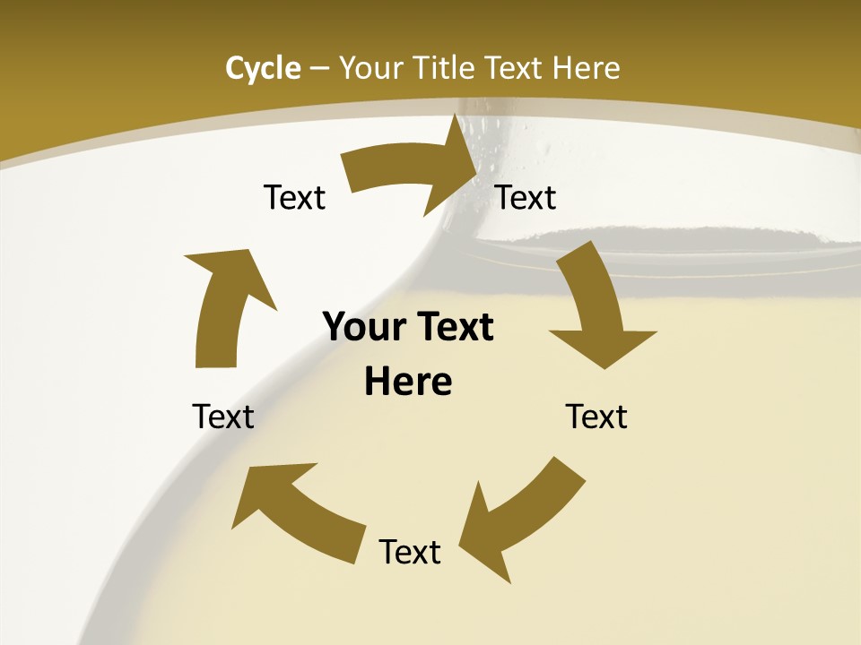 Olive Oil Healthy Eating Glass PowerPoint Template
