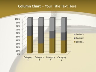 Olive Oil Healthy Eating Glass PowerPoint Template