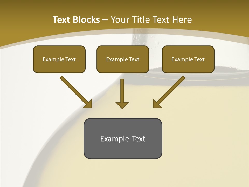 Olive Oil Healthy Eating Glass PowerPoint Template
