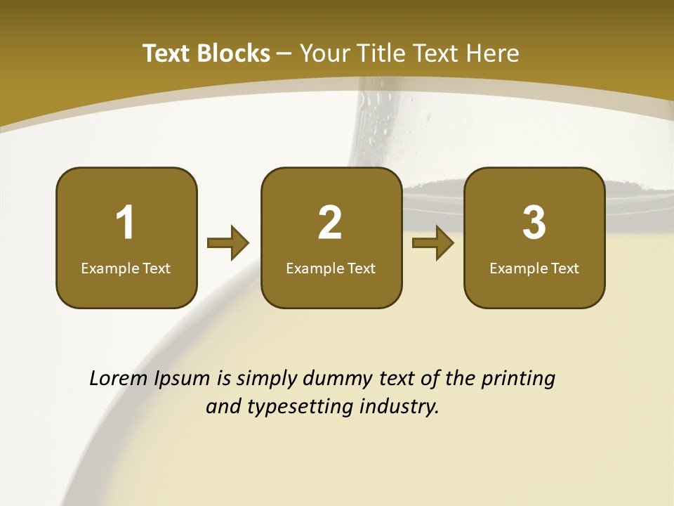 Olive Oil Healthy Eating Glass PowerPoint Template