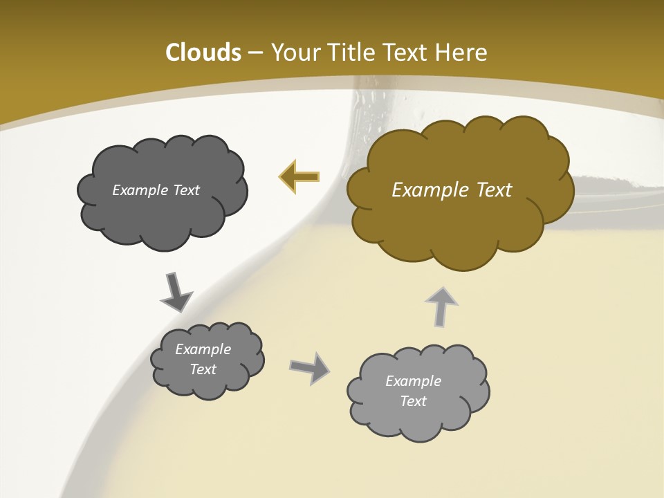 Olive Oil Healthy Eating Glass PowerPoint Template