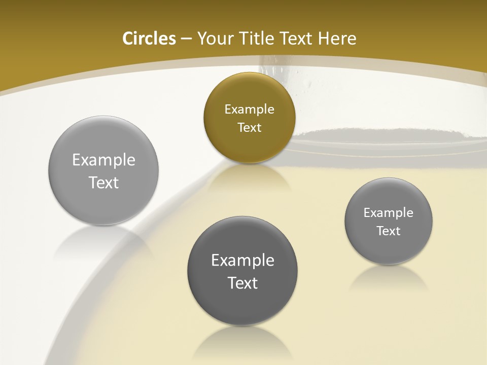 Olive Oil Healthy Eating Glass PowerPoint Template