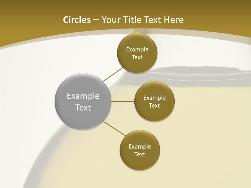Olive Oil Healthy Eating Glass PowerPoint Template