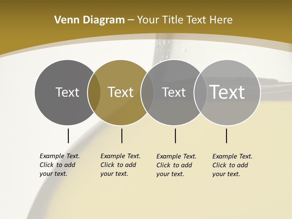 Olive Oil Healthy Eating Glass PowerPoint Template