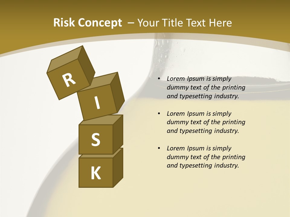 Olive Oil Healthy Eating Glass PowerPoint Template