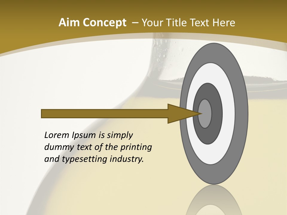 Olive Oil Healthy Eating Glass PowerPoint Template