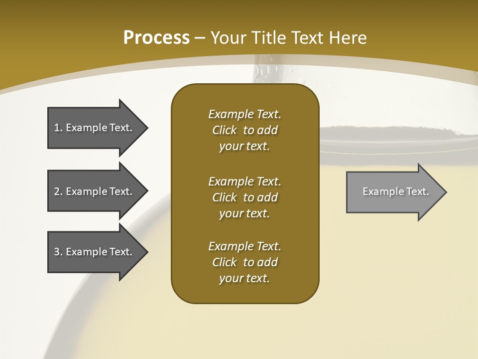 Olive Oil Healthy Eating Glass PowerPoint Template