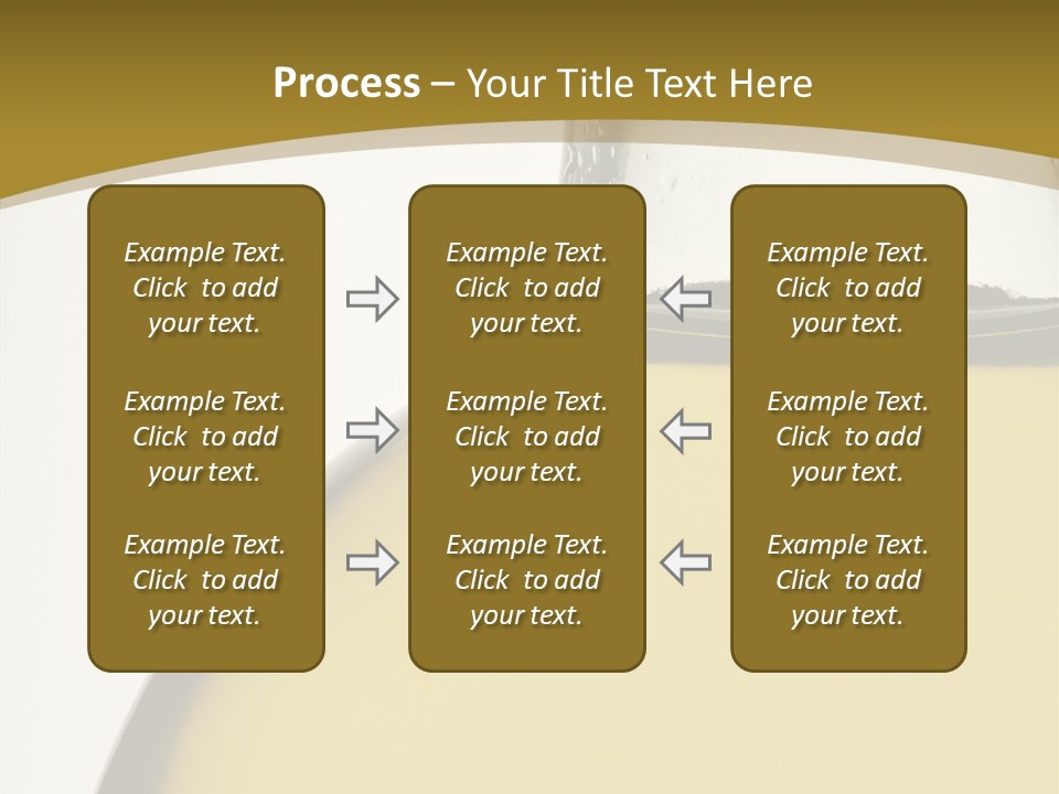 Olive Oil Healthy Eating Glass PowerPoint Template