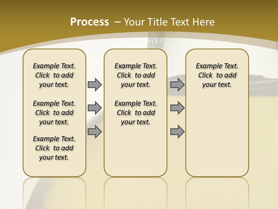 Olive Oil Healthy Eating Glass PowerPoint Template