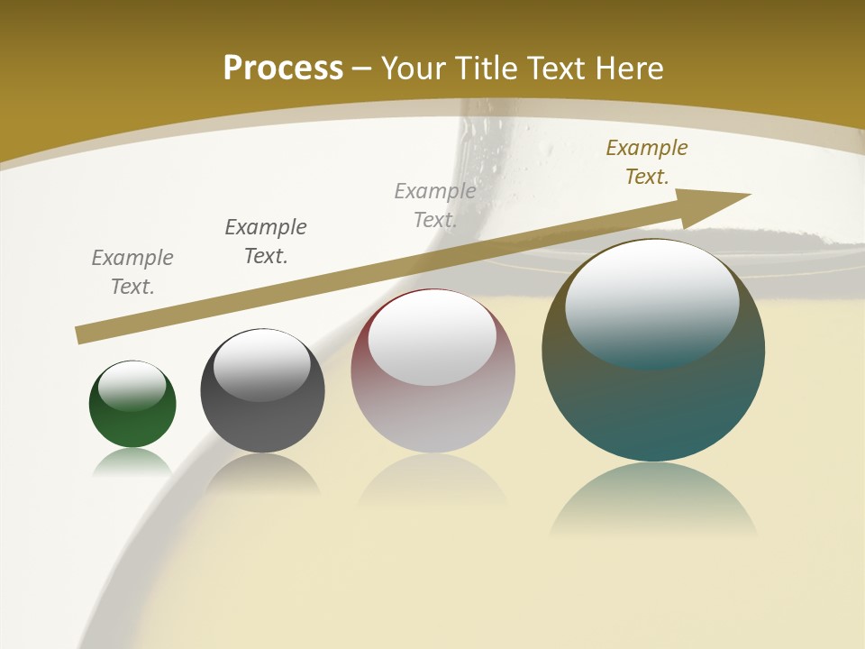 Olive Oil Healthy Eating Glass PowerPoint Template