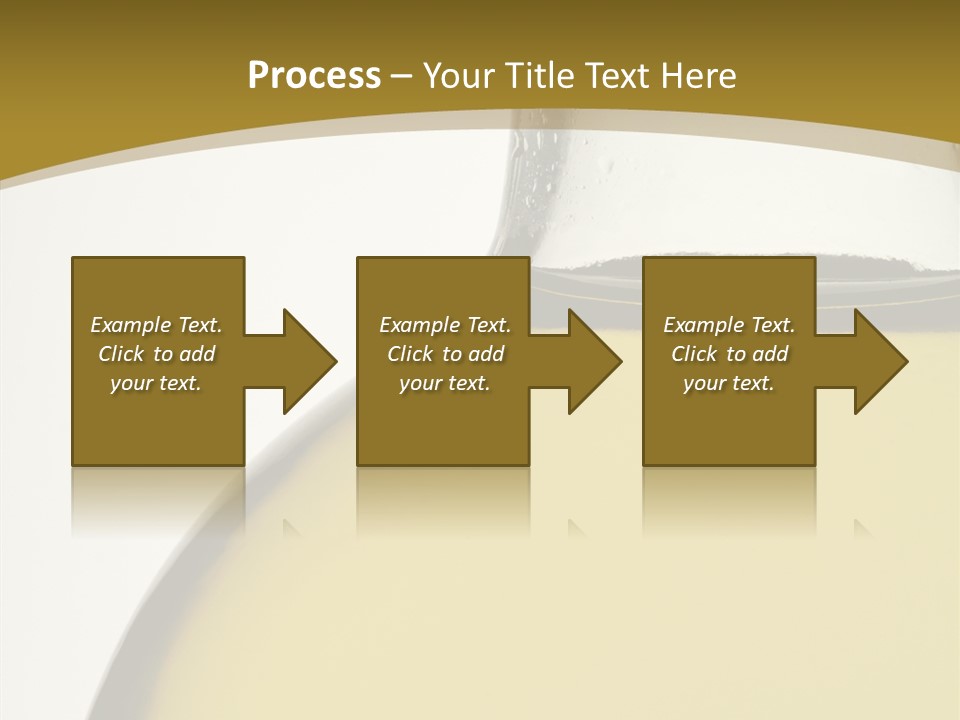 Olive Oil Healthy Eating Glass PowerPoint Template