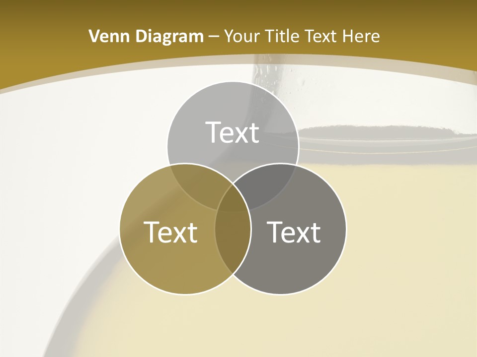 Olive Oil Healthy Eating Glass PowerPoint Template