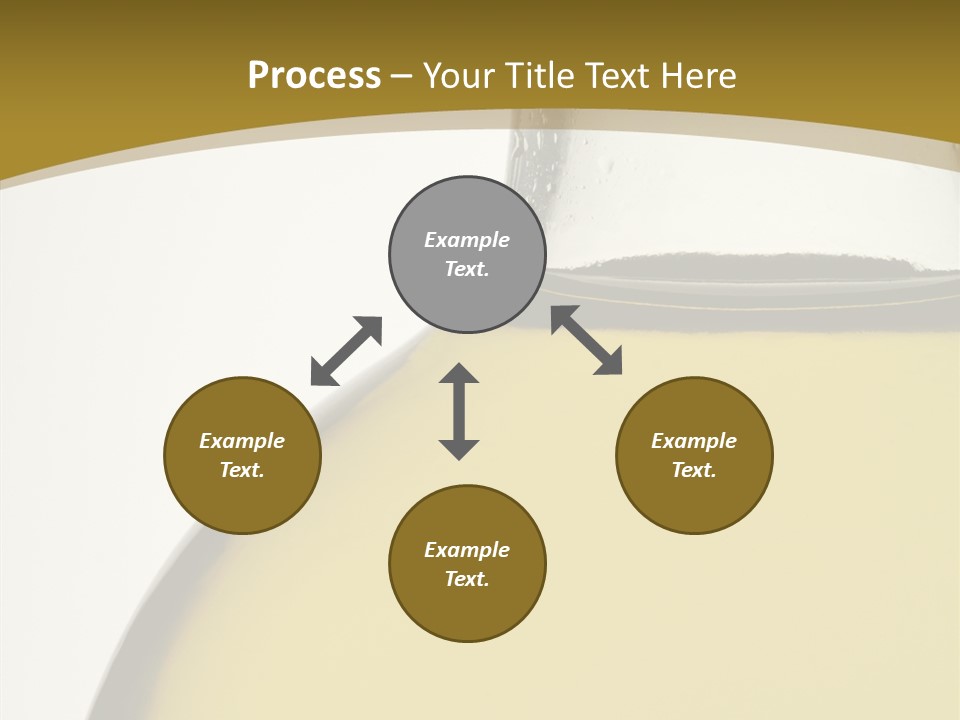 Olive Oil Healthy Eating Glass PowerPoint Template
