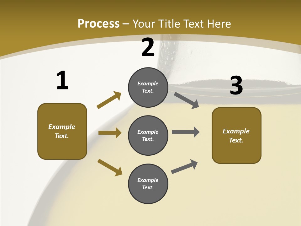Olive Oil Healthy Eating Glass PowerPoint Template
