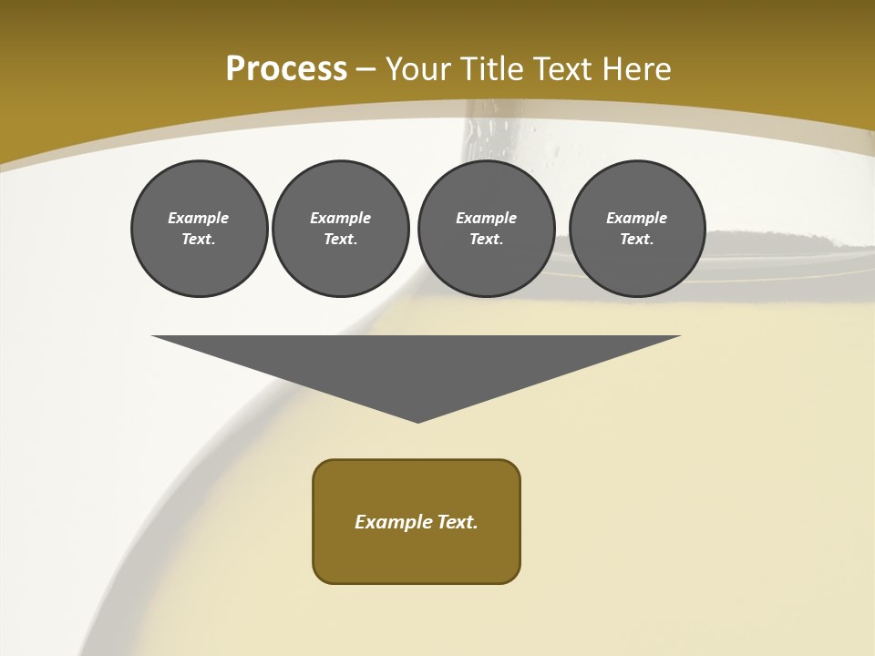 Olive Oil Healthy Eating Glass PowerPoint Template
