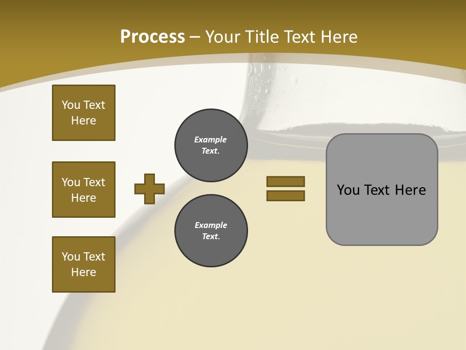 Olive Oil Healthy Eating Glass PowerPoint Template