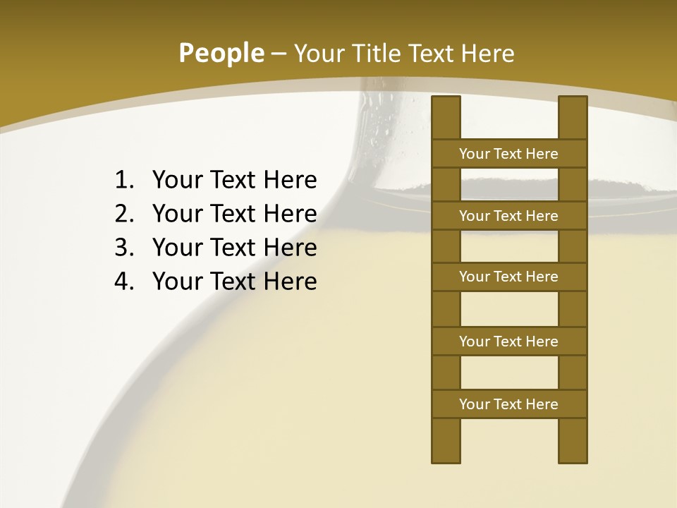 Olive Oil Healthy Eating Glass PowerPoint Template