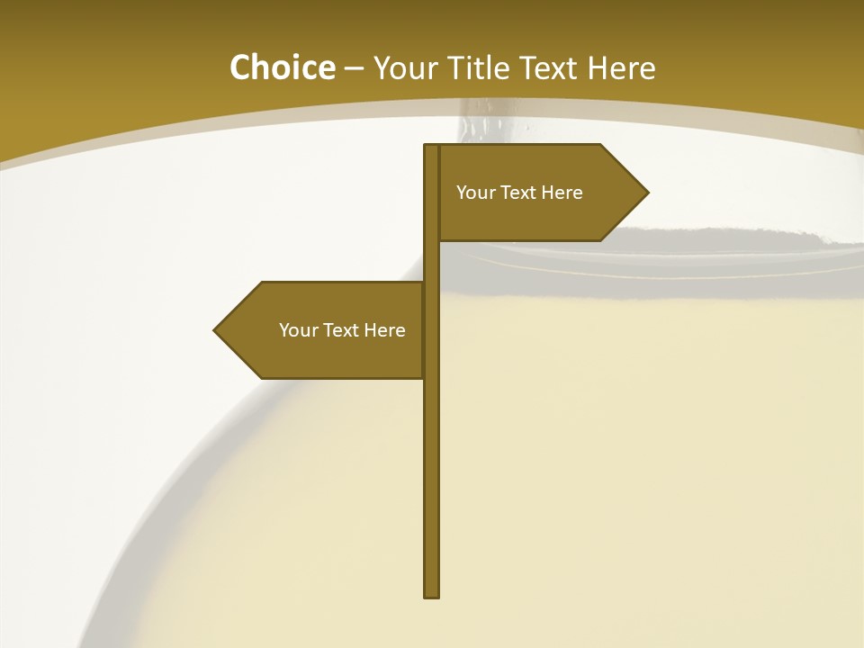 Olive Oil Healthy Eating Glass PowerPoint Template