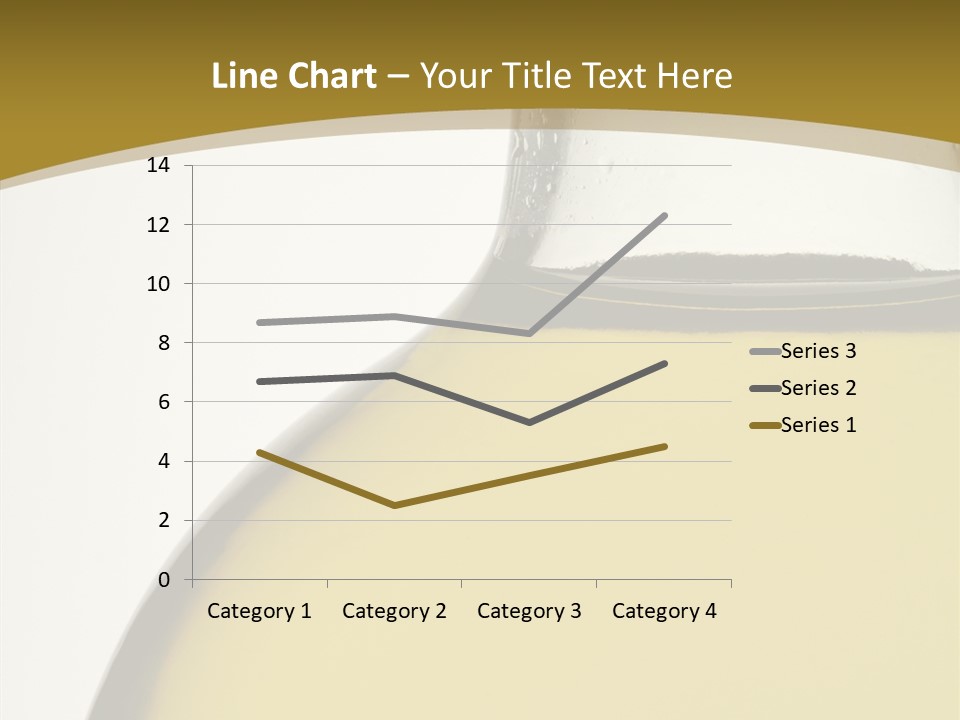 Olive Oil Healthy Eating Glass PowerPoint Template