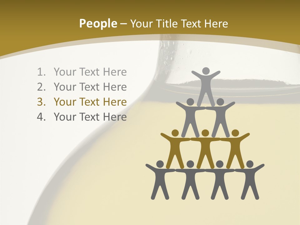 Olive Oil Healthy Eating Glass PowerPoint Template