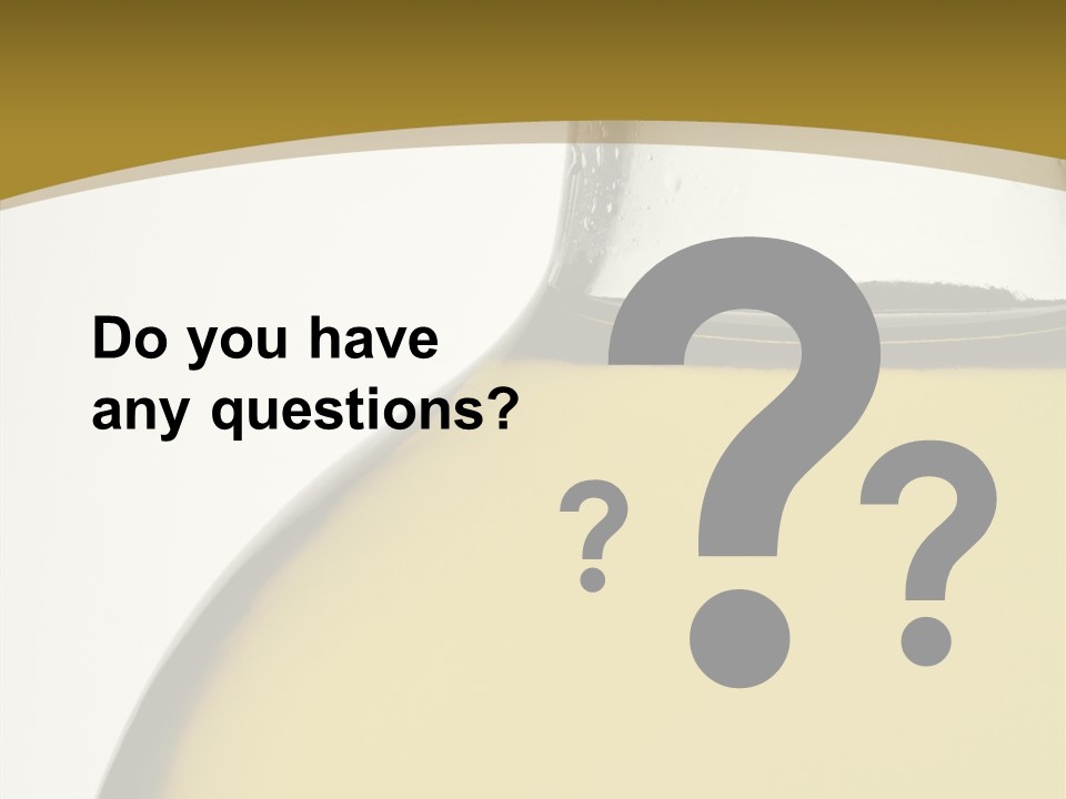 Olive Oil Healthy Eating Glass PowerPoint Template