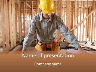 Job Industrial Woodworking PowerPoint Template