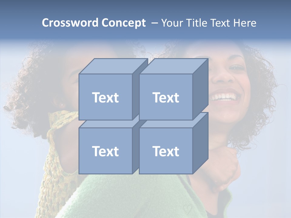 Female Play Mother PowerPoint Template