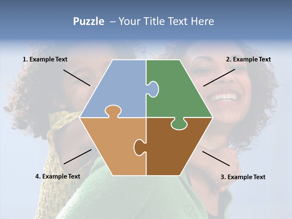 Female Play Mother PowerPoint Template