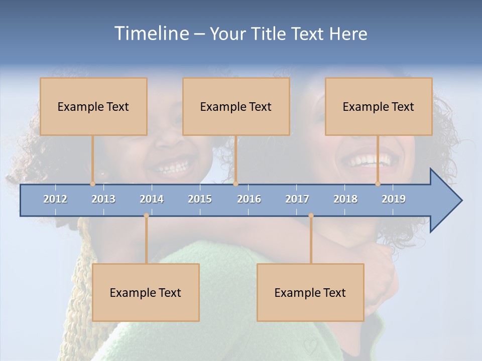 Female Play Mother PowerPoint Template