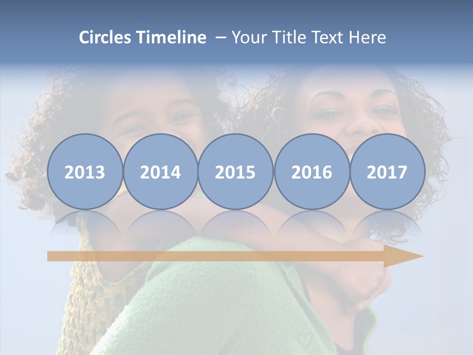 Female Play Mother PowerPoint Template