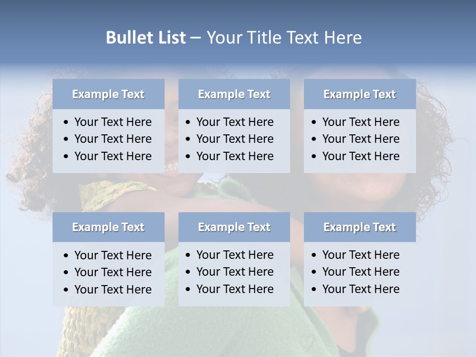 Female Play Mother PowerPoint Template