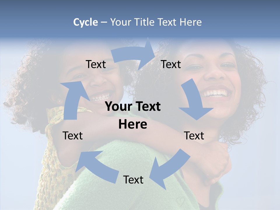 Female Play Mother PowerPoint Template
