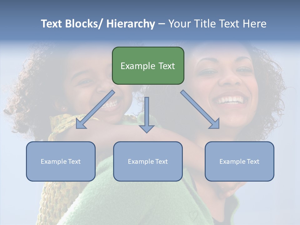 Female Play Mother PowerPoint Template