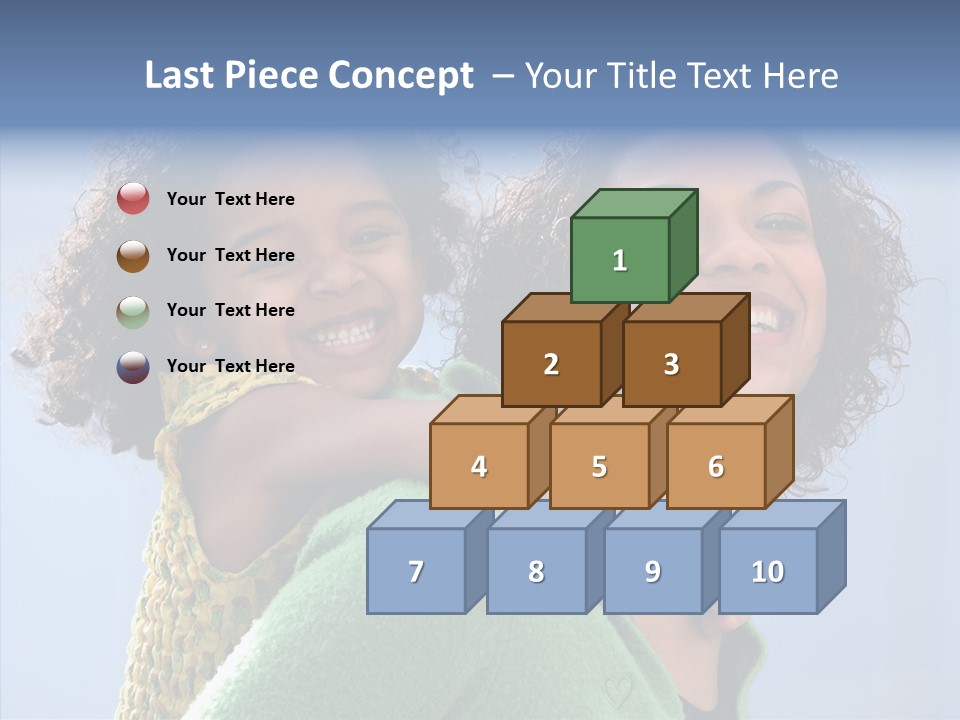 Female Play Mother PowerPoint Template