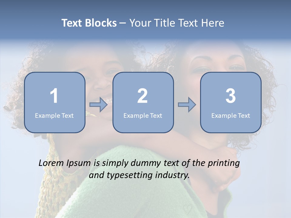 Female Play Mother PowerPoint Template