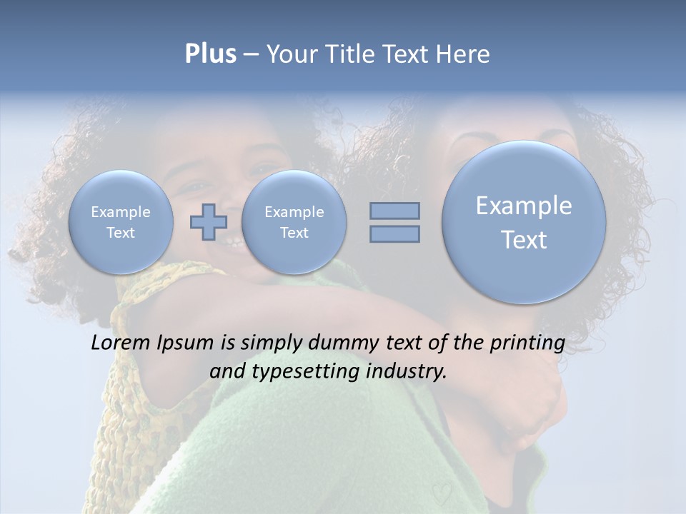 Female Play Mother PowerPoint Template