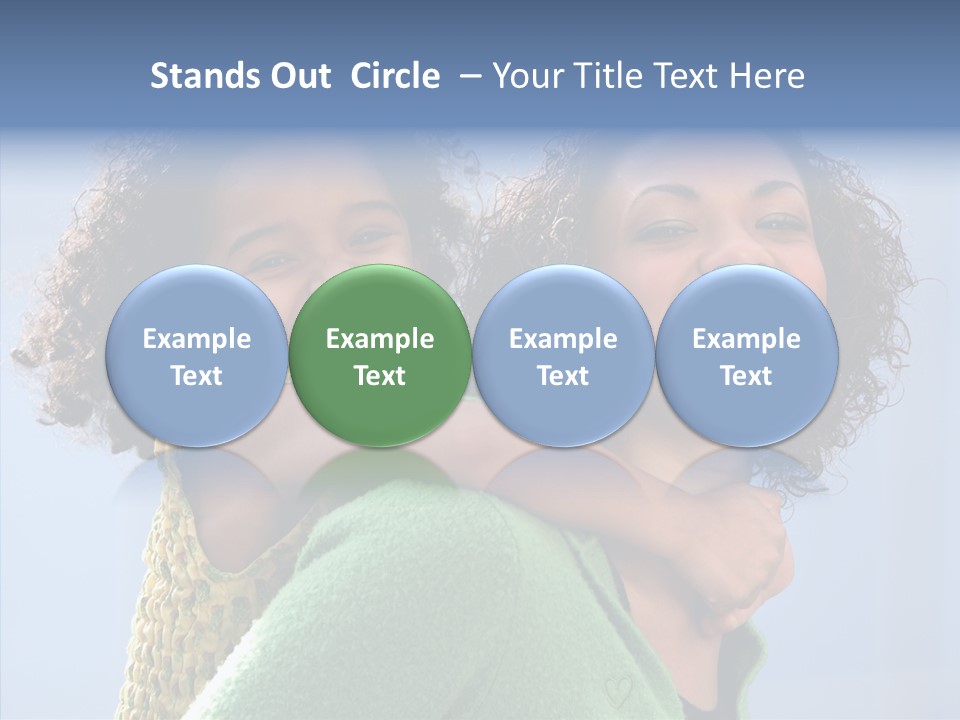 Female Play Mother PowerPoint Template