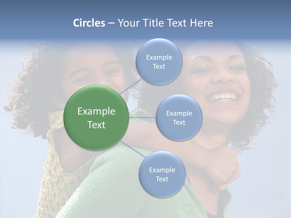 Female Play Mother PowerPoint Template