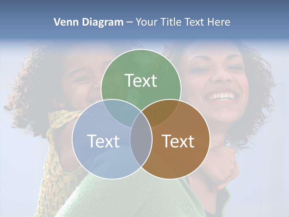 Female Play Mother PowerPoint Template