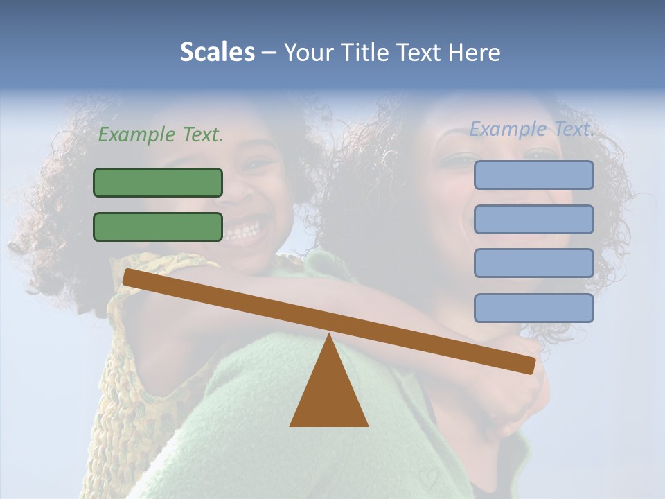 Female Play Mother PowerPoint Template