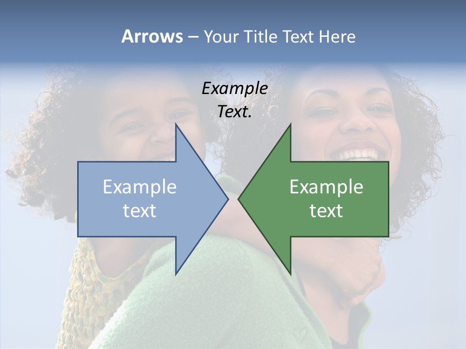 Female Play Mother PowerPoint Template
