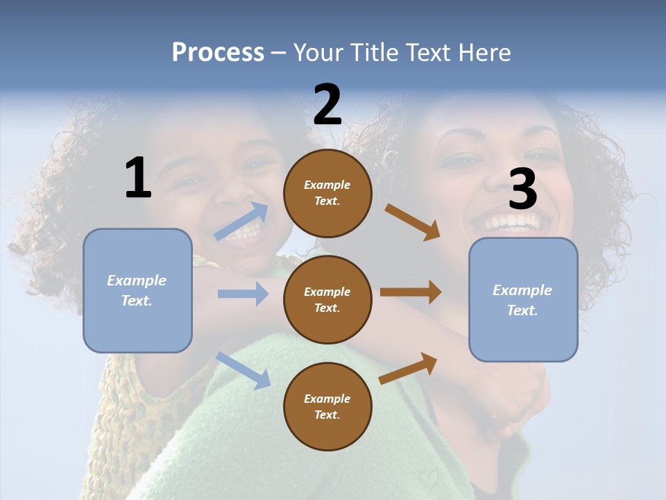 Female Play Mother PowerPoint Template