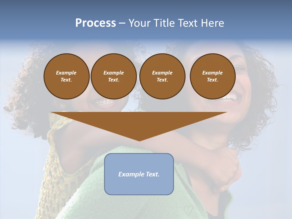 Female Play Mother PowerPoint Template