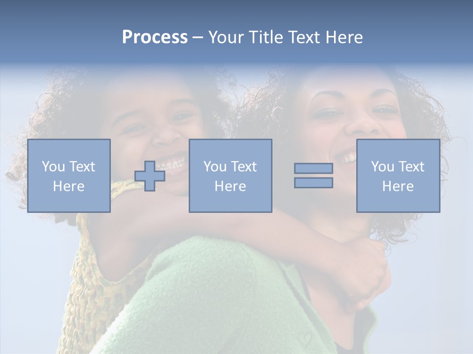 Female Play Mother PowerPoint Template