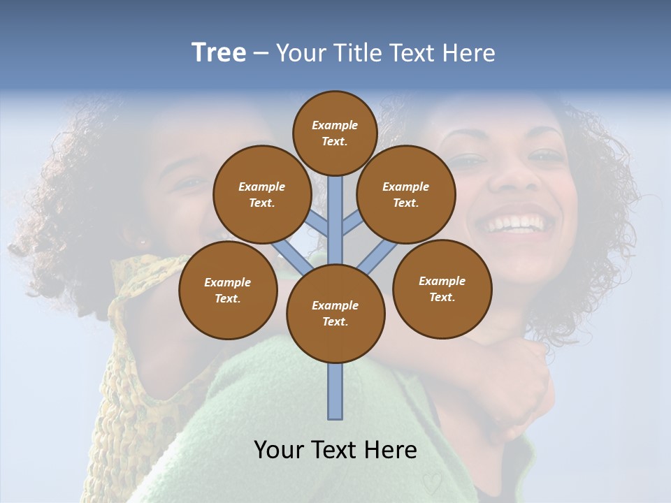 Female Play Mother PowerPoint Template