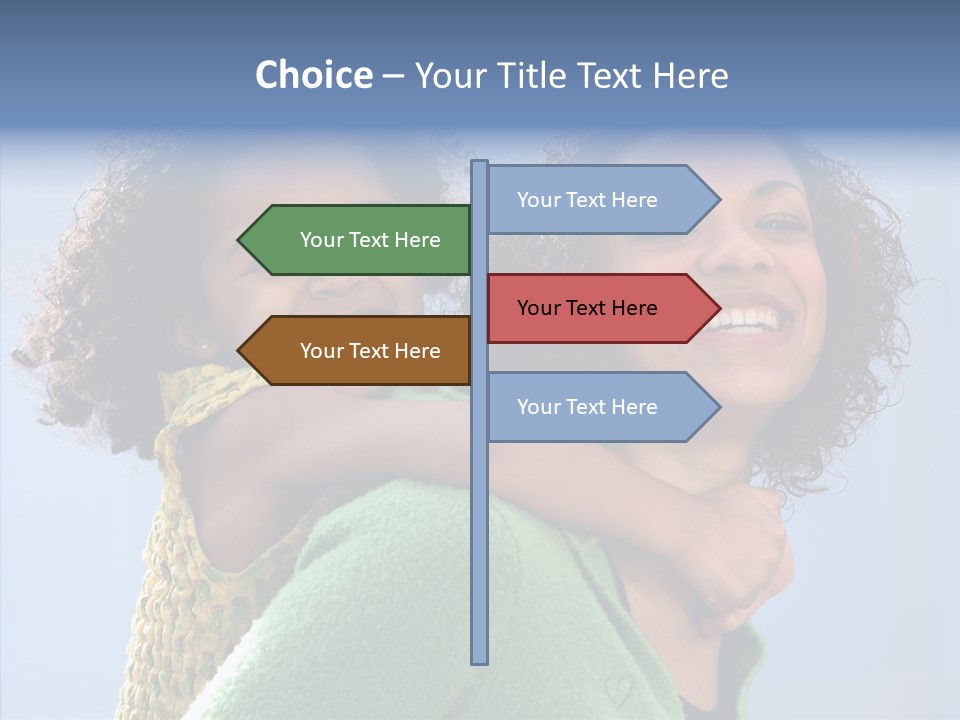 Female Play Mother PowerPoint Template