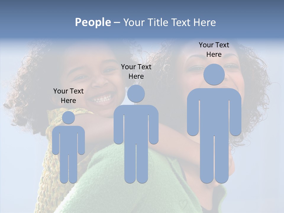 Female Play Mother PowerPoint Template