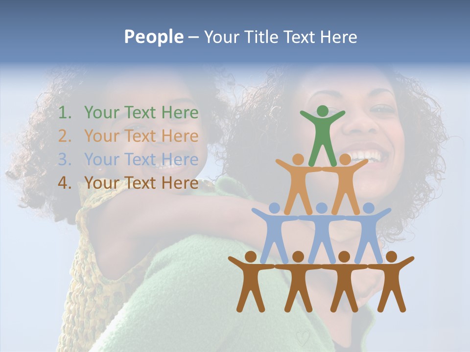 Female Play Mother PowerPoint Template