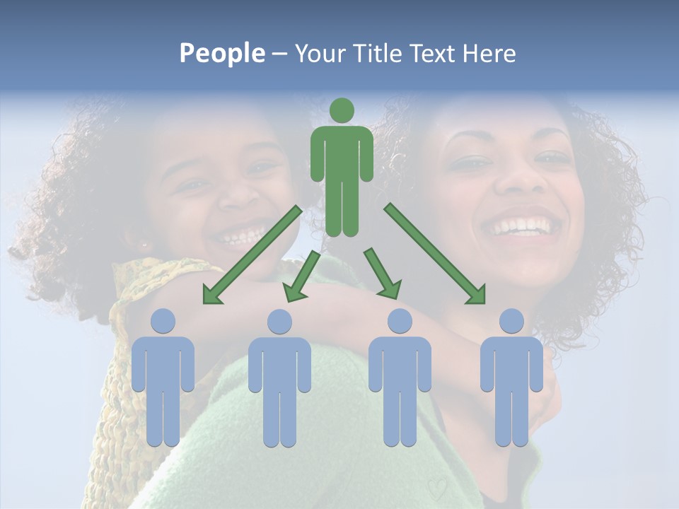 Female Play Mother PowerPoint Template