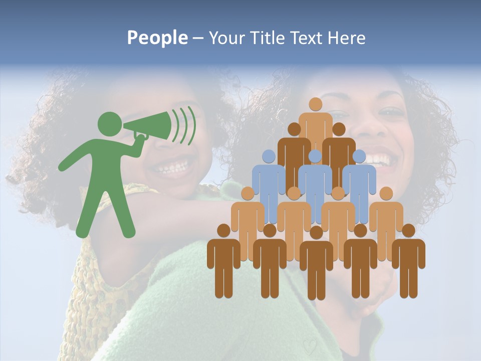 Female Play Mother PowerPoint Template